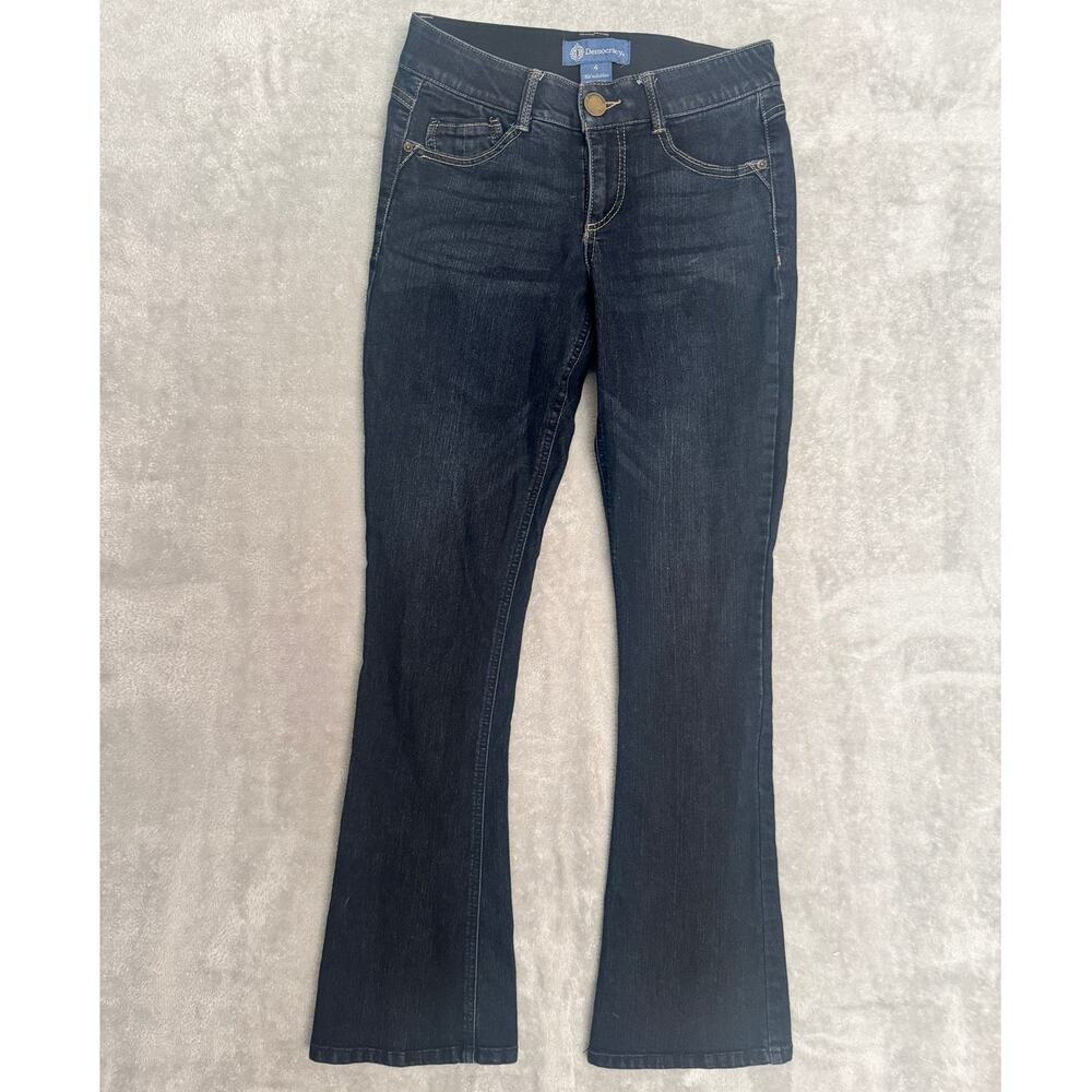 Democracy Absolution Jeans Womens 4 Dark Wash Itty Bitty Bootcut Stretch
